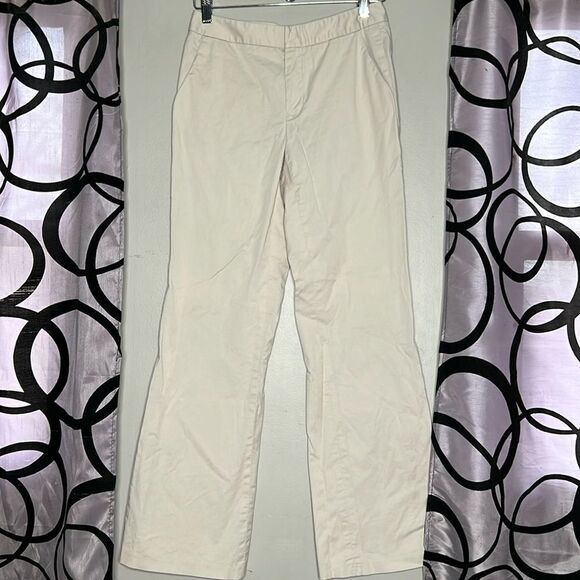 Banana Republic stretch, khaki flares, size 2 - Picture 4 of 8